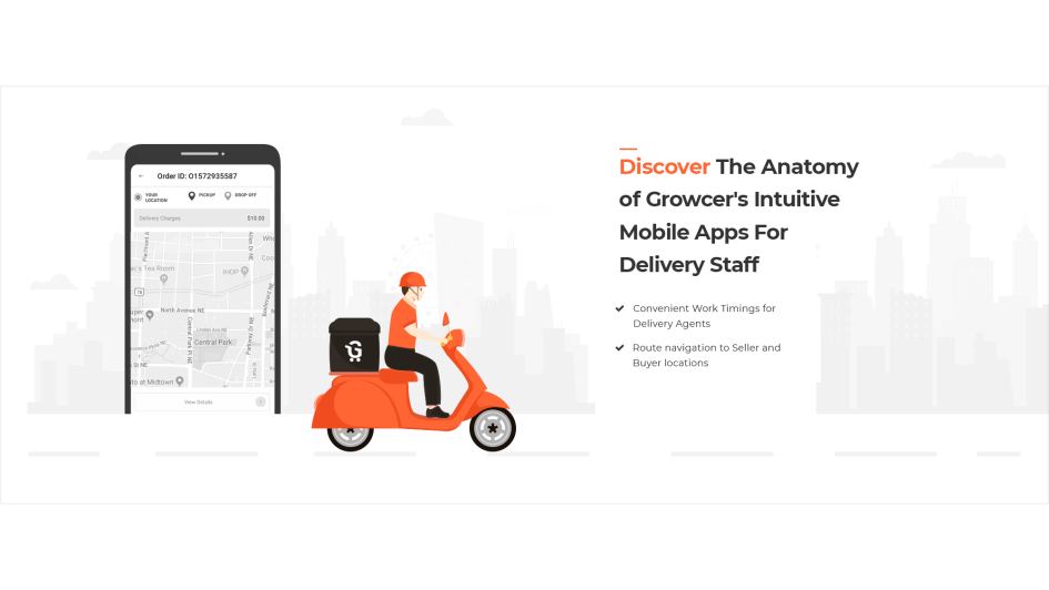 Growcer Now Comes with Interactive Mobile Apps for Delivery Agents