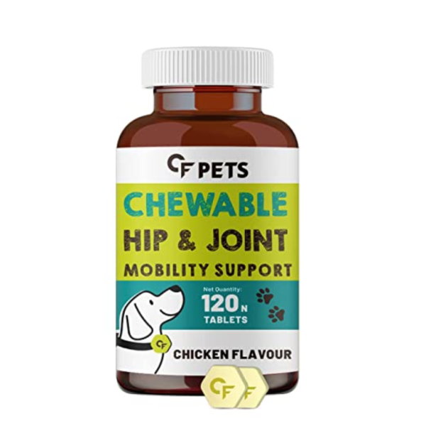 CF Pets Chewable Hip and Joint Supplements for Dogs with Glucosamine