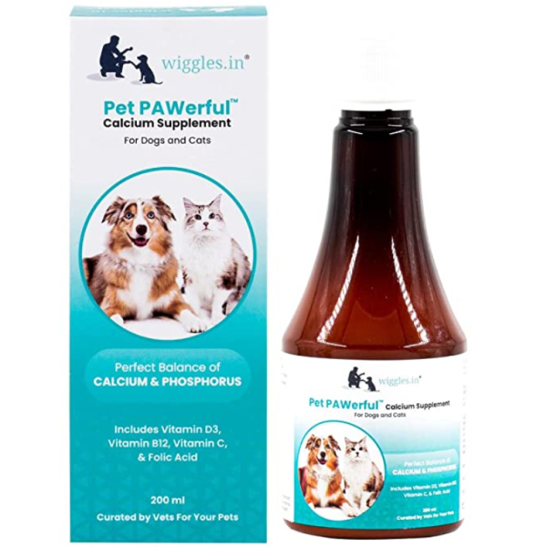 Pet PAWerful Calcium Phosphorus Syrup Supplement Dogs Cats