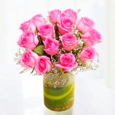 Pink Roses For Mom