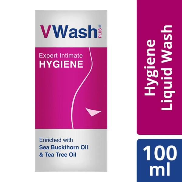 Vwash Plus Expert Intimate Hygiene, 100 ml Bottle