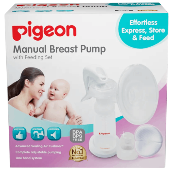 Pigeon Baby Manual Breast Pump With Feeding Set