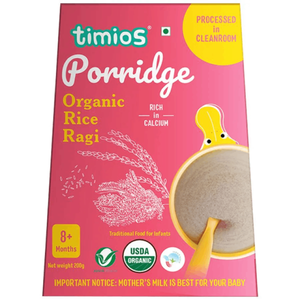 Porridge - Organic Rice & Ragi, For Babies