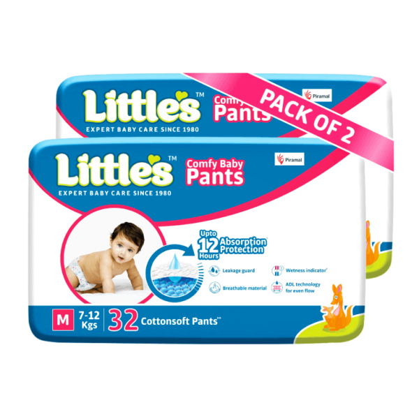 Little's Baby Pants Diapers with Wetness Indicator 