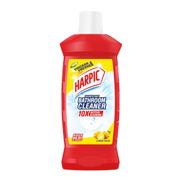 Harpic Disinfectant Bathroom Cleaner Liquid, Lemon - 1L