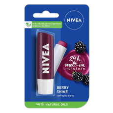 Nivea Lip Balm, Fruity Berry Shine