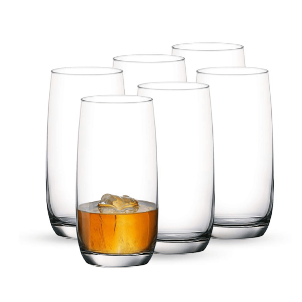 Ocean Glass Beverage Glass - 6 Set, Transparent