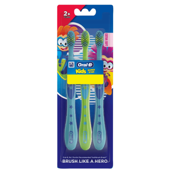 Oral B Kids Toothbrush, Super Stars, Extra soft bristles