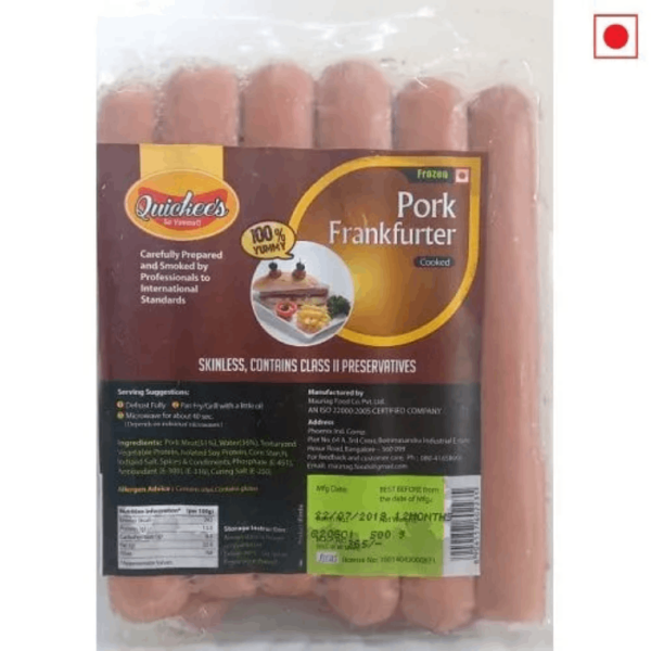 Quickees / Mfc Pork Frankfurter Sausage