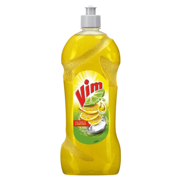 Vim Dishwash Liquid Gel Lemon, With Lemon Fragrance