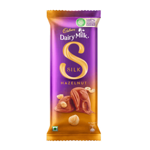 Cadbury Dairy Milk Silk Whole Hazelnut Chocolate Bar