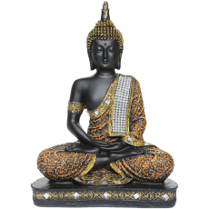 Polyresin Sitting Buddha Idol...
