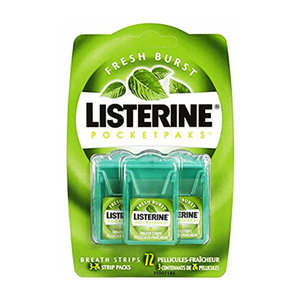 Listerine FreshBurst Pocketpaks Breath Freshener Strips