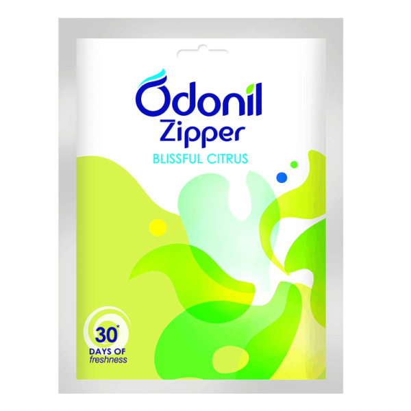 Odonil Bathroom Air Freshener Zipper - Blissful Citrus