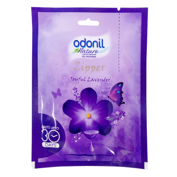 Odonil Nature Zipper Air Freshener - Joyful Lavender