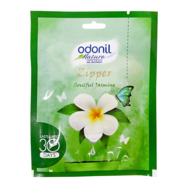 Odonil Nature Zipper Air Freshener - Soulful Jasmine
