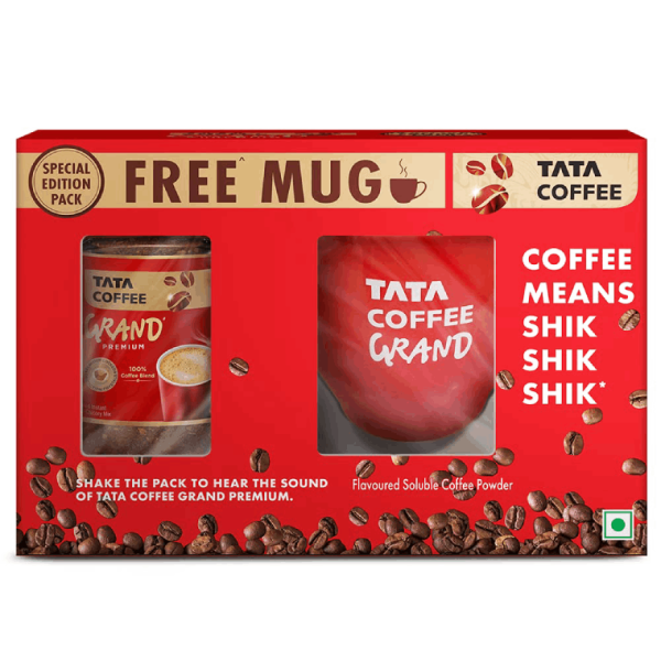 Tata Coffee Grand Premium Instant Coffee with Mug