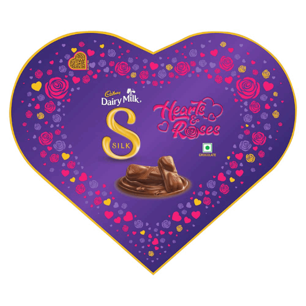 Cadbury Dairy Milk Silk Heart Shaped Chocolate Box