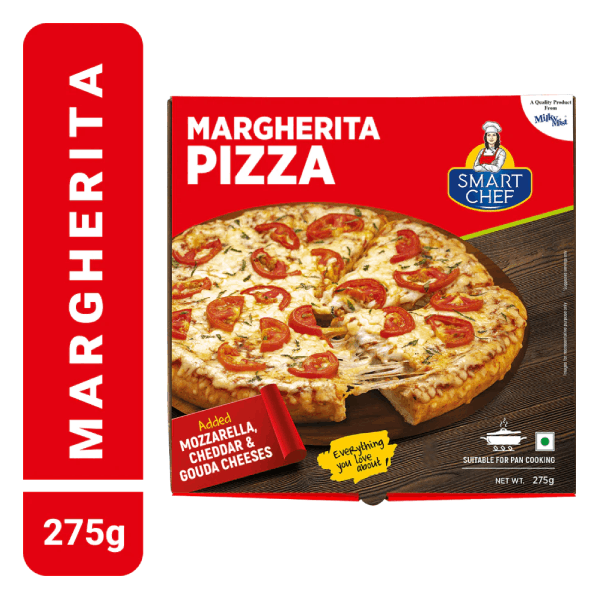 Margherita - The classic pizza with a tangy twist 