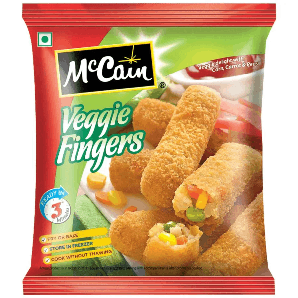 McCain Veggie Fingers - Veggie Delight With Corn, Carrot & Peas