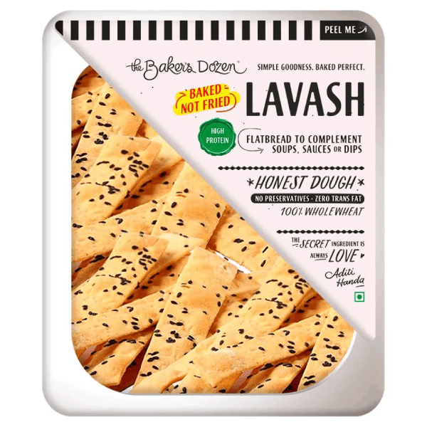 The Baker's Dozen Lavash - 100% Wholewheat