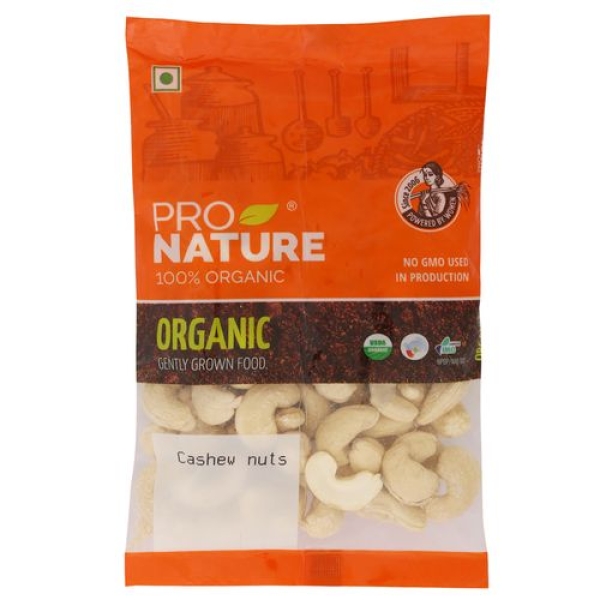 Organic - Cashew nuts - 250 Grams