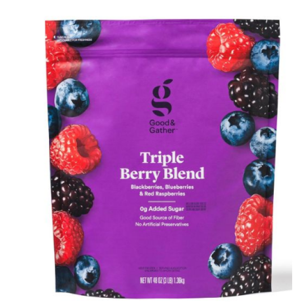 Triple Berry Frozen Fruit Blend - 48oz - Good & Gather