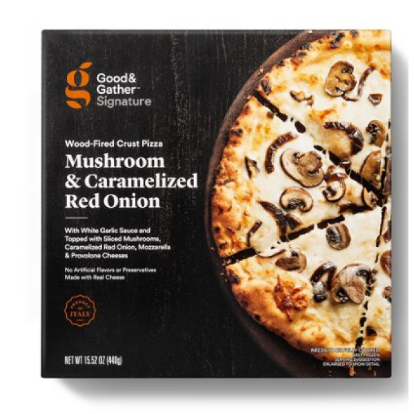 Signature Wood-Fired Mushroom & Caramelized Red Onion Frozen Pizza