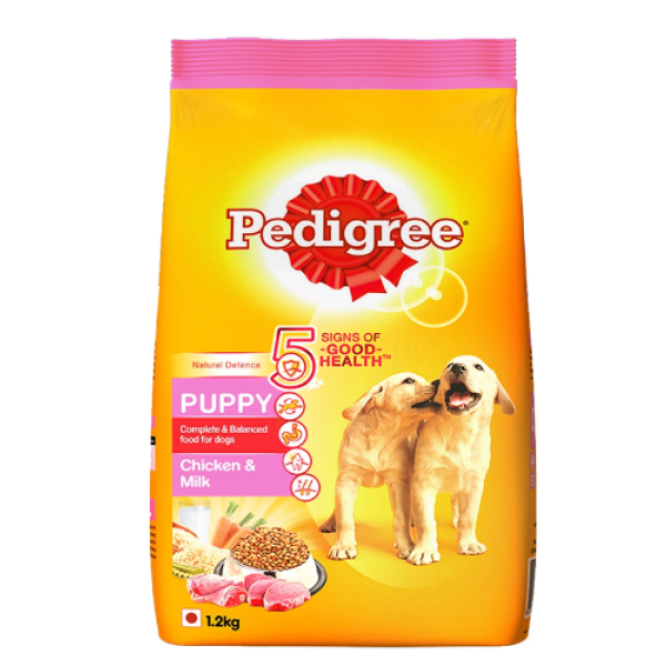 Pedigree Dog Food Puppy Chicken & Milk-1